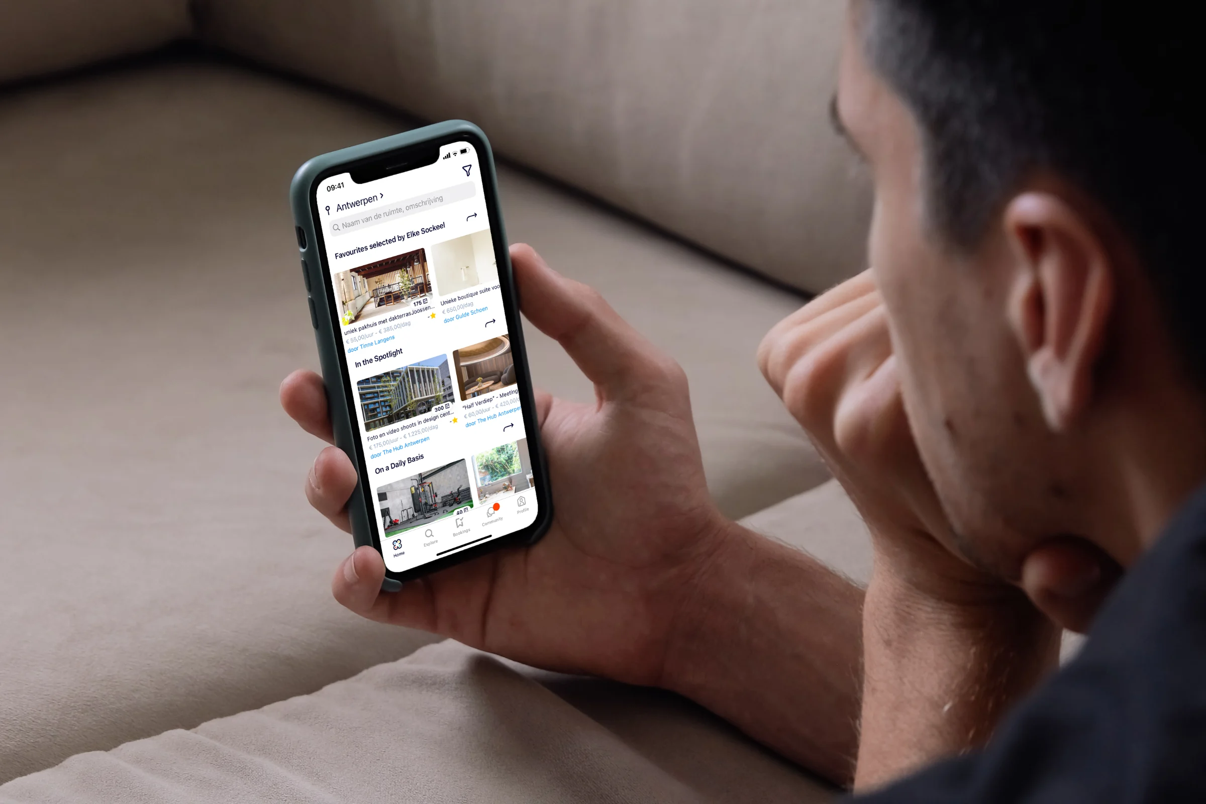 Cocom — space sharing application