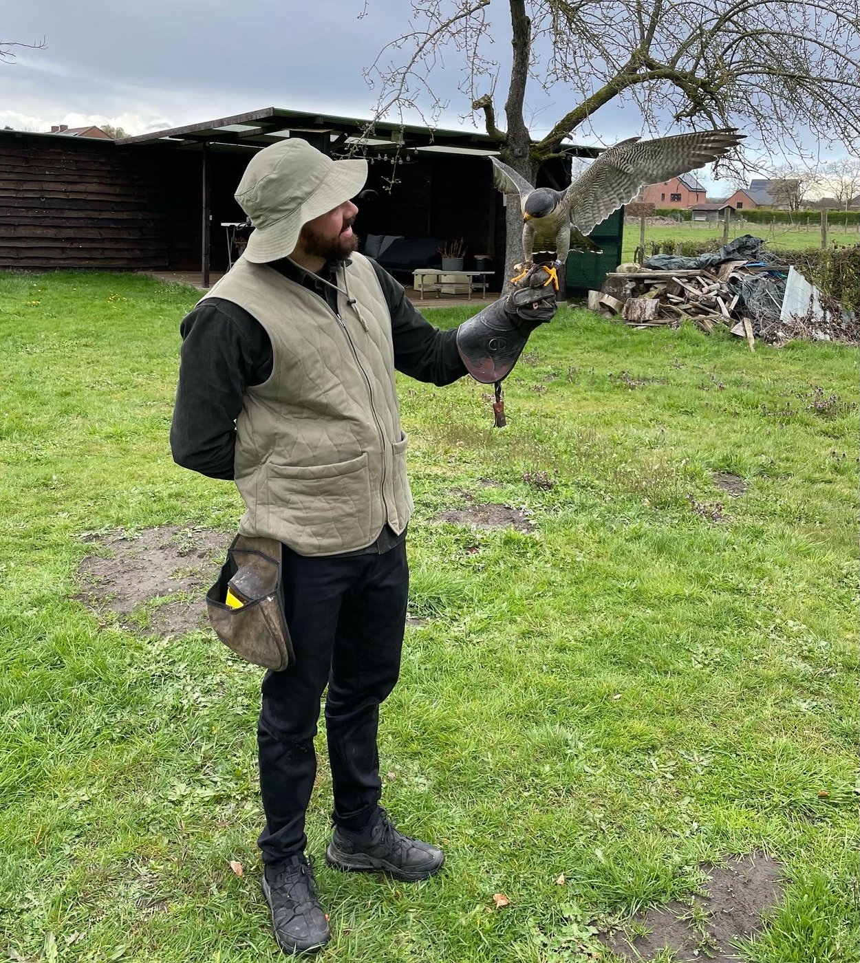 Falconry: a lesson in patience.