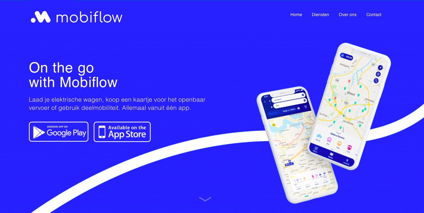 The website: on the go with Mobiflow.