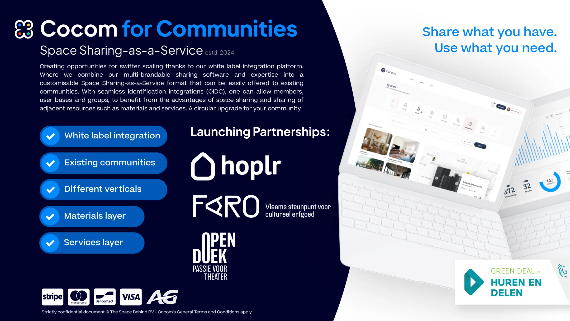 Cocom — space sharing application