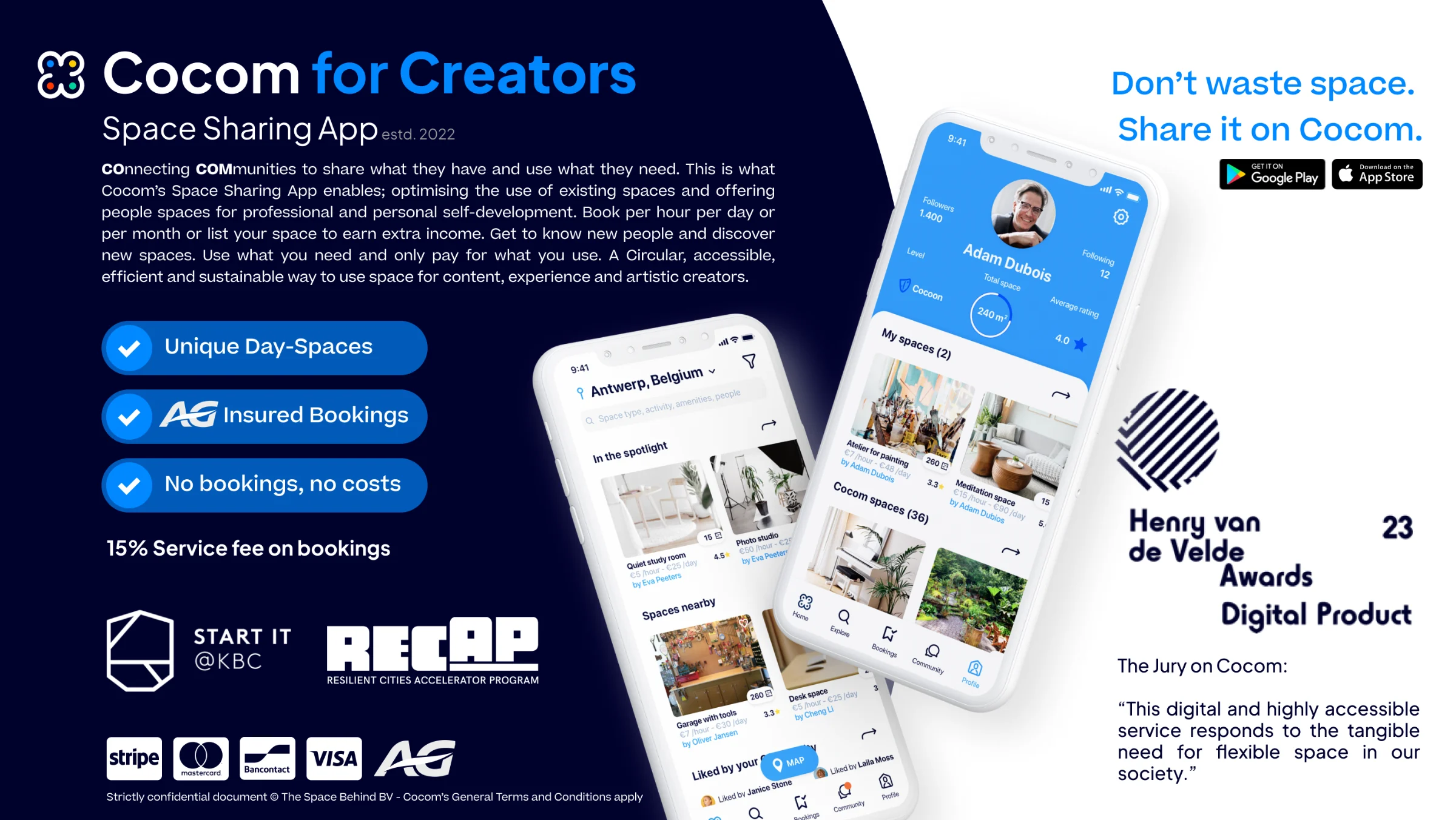 Cocom — space sharing application