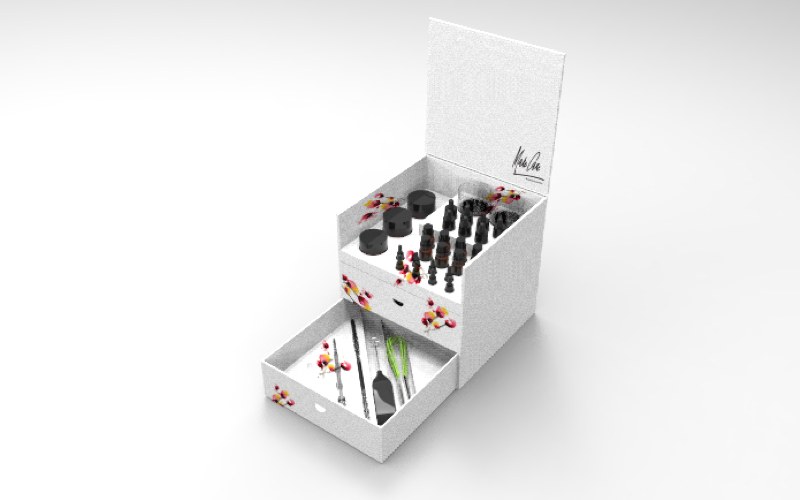 The drawer keeps the tools.