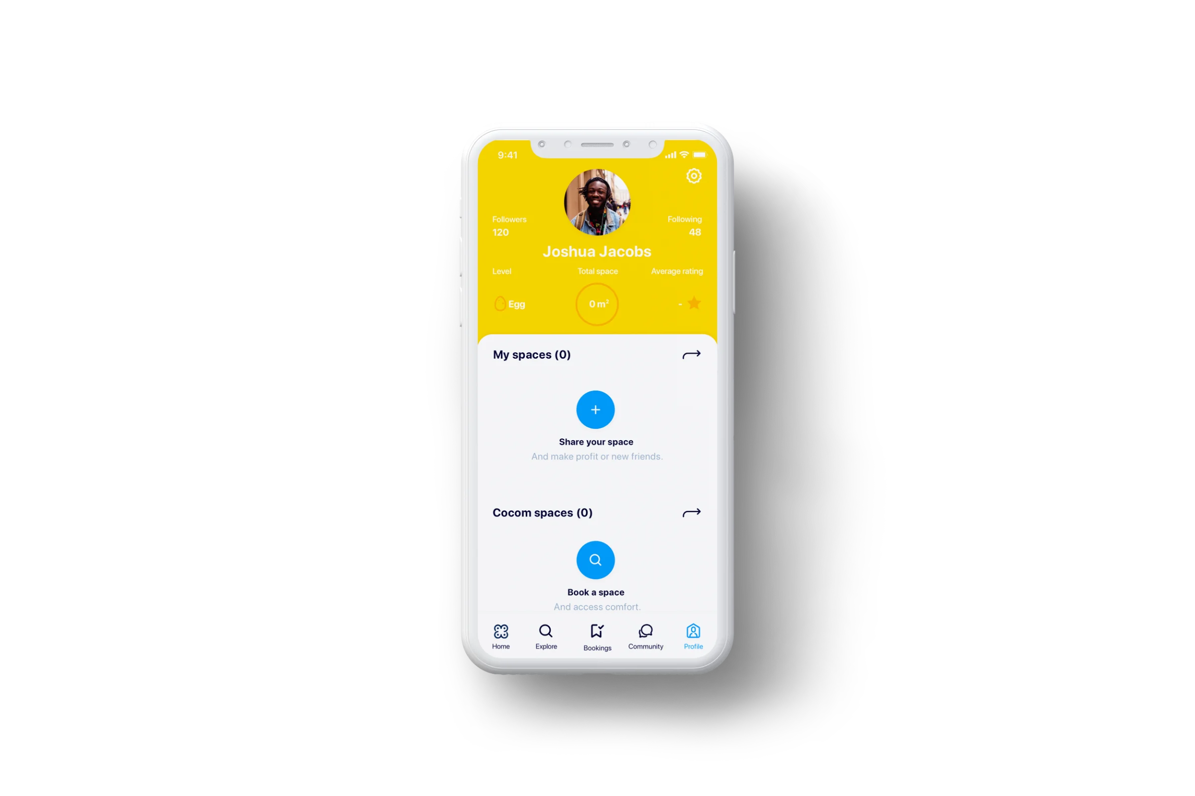 Cocom — space sharing application