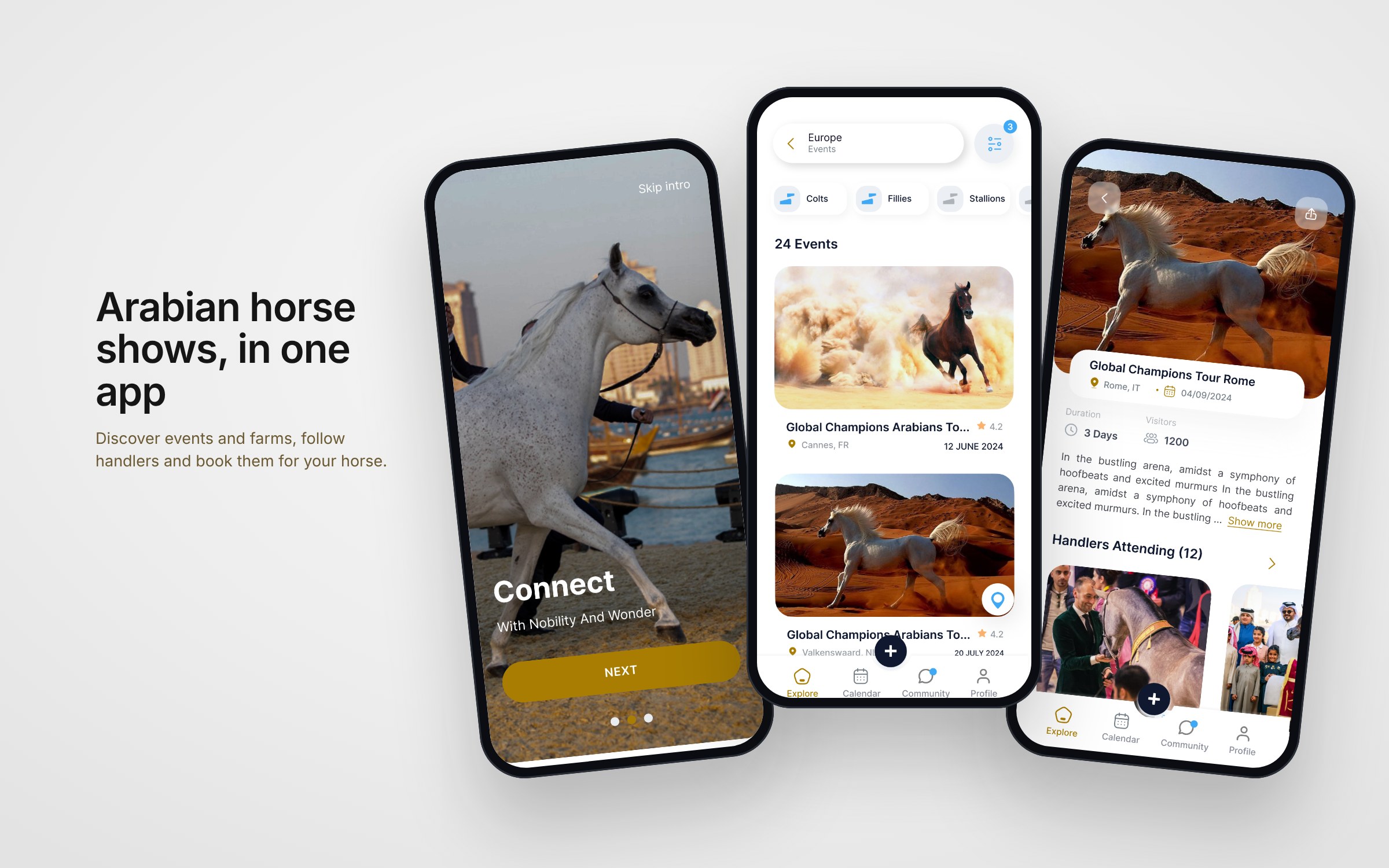 Equestrius — the Arabian horse show platform